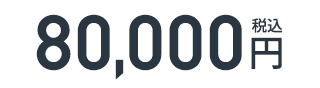 80,000円（税込）